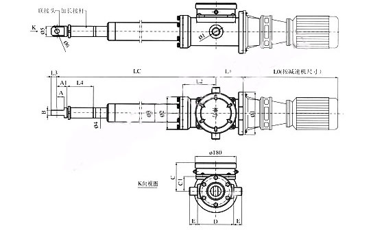 DTXa型电动推杆